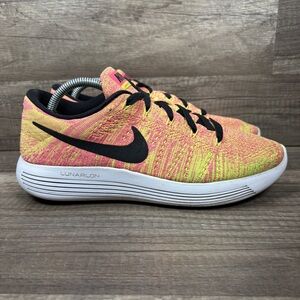 Nike Lunarepic Flyknit Orange Yellow Womens US Size 8 844863-999 Running Shoes